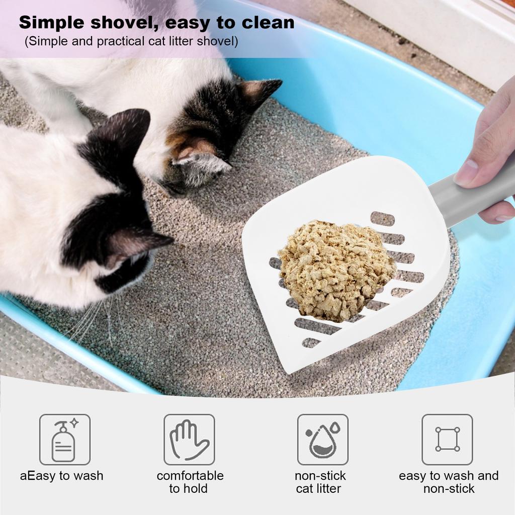 Cat Litter Shovel Cat Sand Litter Scoop Pet Cleaning Tool Toilet Feces Cleaning Supplies
