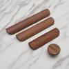 Natural Wood Furniture Handles Kitchen Door Knobs Cabinets Pulls Beech Wooden Handles for Cabinet and Drawers Furniture Hardware