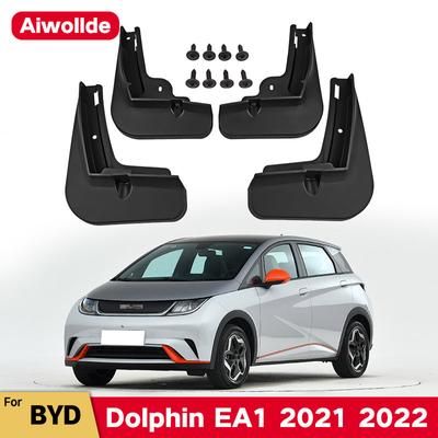 Mud Flaps For BYD Dolphin EA1 2022 2023 Splash Guards MudFlaps Front Rear Mudguards Fender Car Exterior