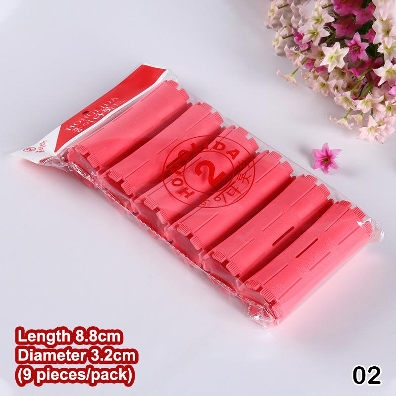 

6/9Pcs Hair Perm Rods Cold Wave Perming Rods Heatless Non-Slip Hollow Design Hair Rollers Diy Curlers Barber Shop Hair Styling 2