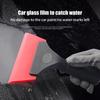 Rubber Scraper For Car Glass Plastic Handle Squeegee Window Tint Tool Water Wiper Mirror Cleaning Water Blade Car Accessories