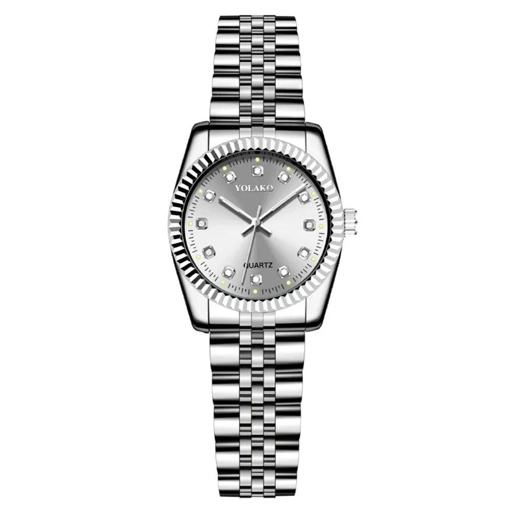New Women's Wrist Watches Luxury Brand Women Quartz Watches Clock Stainless Steel Casual Fashion Wristwatch Relogio Feminino Hot