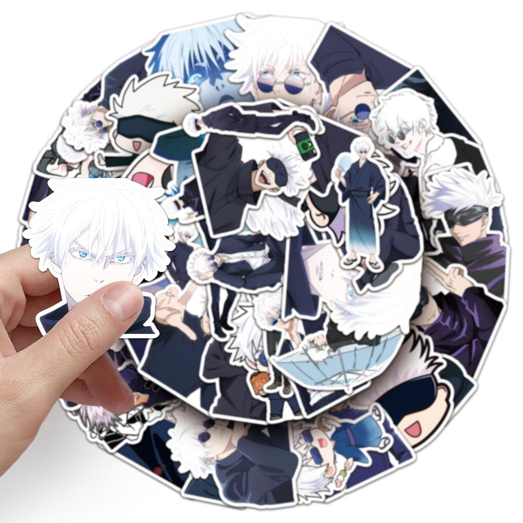 50 Pieces of Wujou Graffiti Stickers Cartoon Japanese Manga Magic Return To Battle Decorative Mobile Phone Water Cup Suitcase Stickers