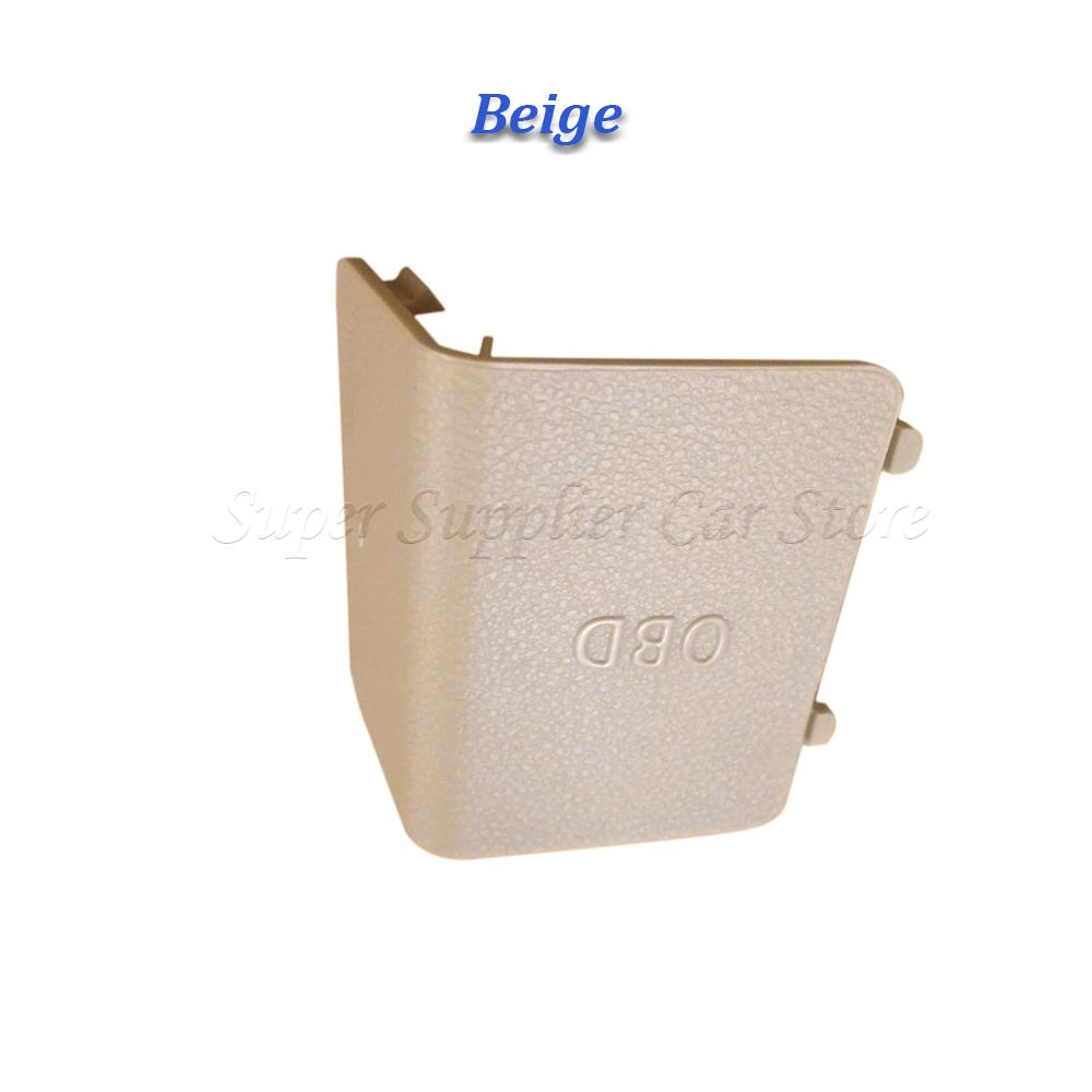 Car Interior Kick Panel Cap OBD Plug Cover Trim Cap Black or Beige 51437147542 51437147538 Fits for BMW 3 Series E90 E91 E92 E93