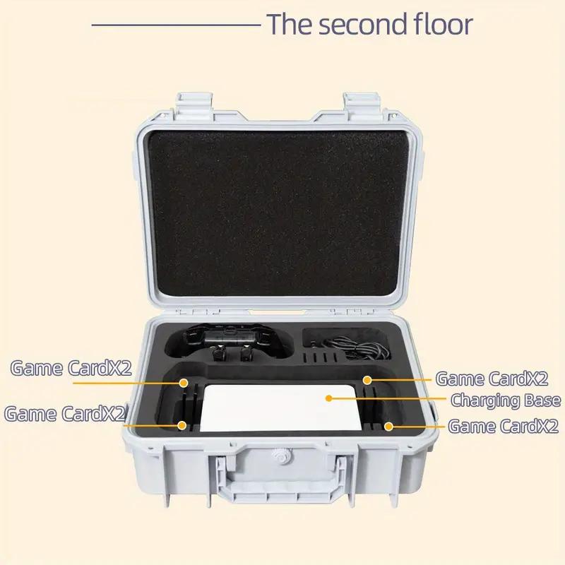 For NS Explosion-Proof Suitcase Hard EVA Storage Bag For Nintendo Switch OLED Console Waterproof Box Shoulder Bag