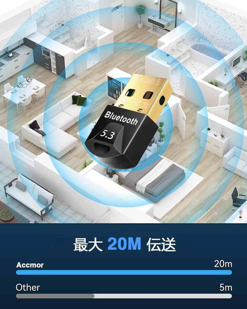 New Bluetooth Ultra Low Latency Driver Just Plug In and Bluetooth Adapter Low Latency Wireless Ultra Small Dongle Maximum Communication Distance 20m