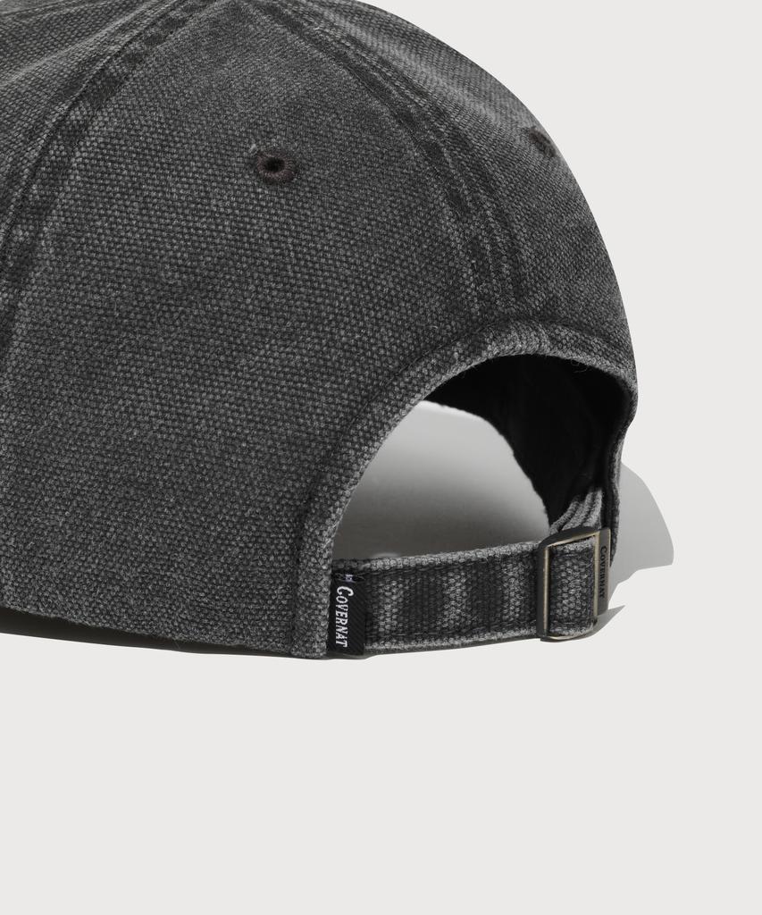 COVERNAT [Cozy Fit] Symbol Logo Oxford Washed Ball Cap Black