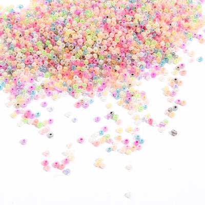 2/3mm 500-1000 Stück Glas Kleine Lose Perle Für DIY Schmuckzubehör Creme Serie Schmuckherstellung Handgefertigtes Material DIY Halskette Armband Handgefertigt