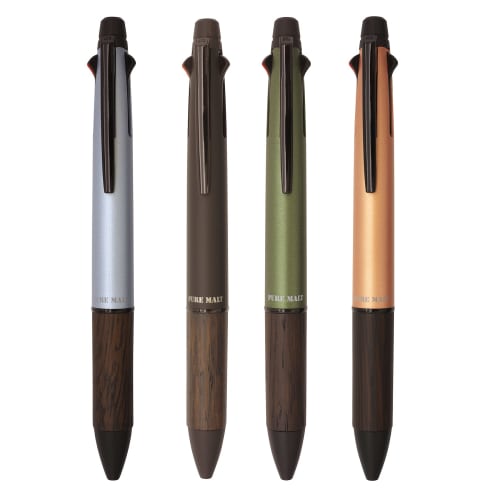 Mitsubishi Pencil Multifunktionsstift Pure Malt Premium 4&1 0.7 Schwarz MSXE520050724