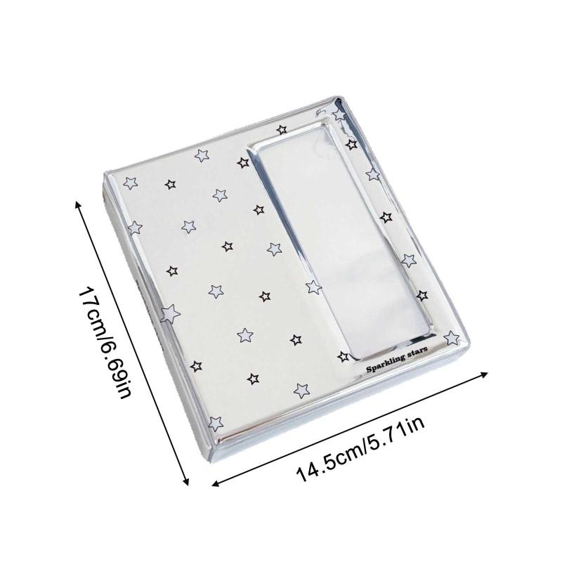 Cartoon 4 Grid Idol Card Photo Booth Album For 40 Pcs 2X6 Inch Photo Strips Bookmark 20 Pcs 4X6 4R Photo Holder