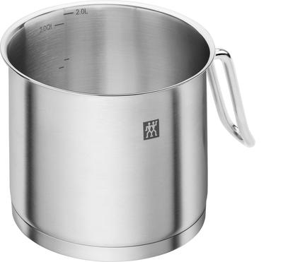 Zwilling Henckels Japan Henckels ZWILLING Milk Pot One Hand Pot Stainless Steel 3 Layer Bottom Structure IH Compatible 2L 10 Year Warranty Official
