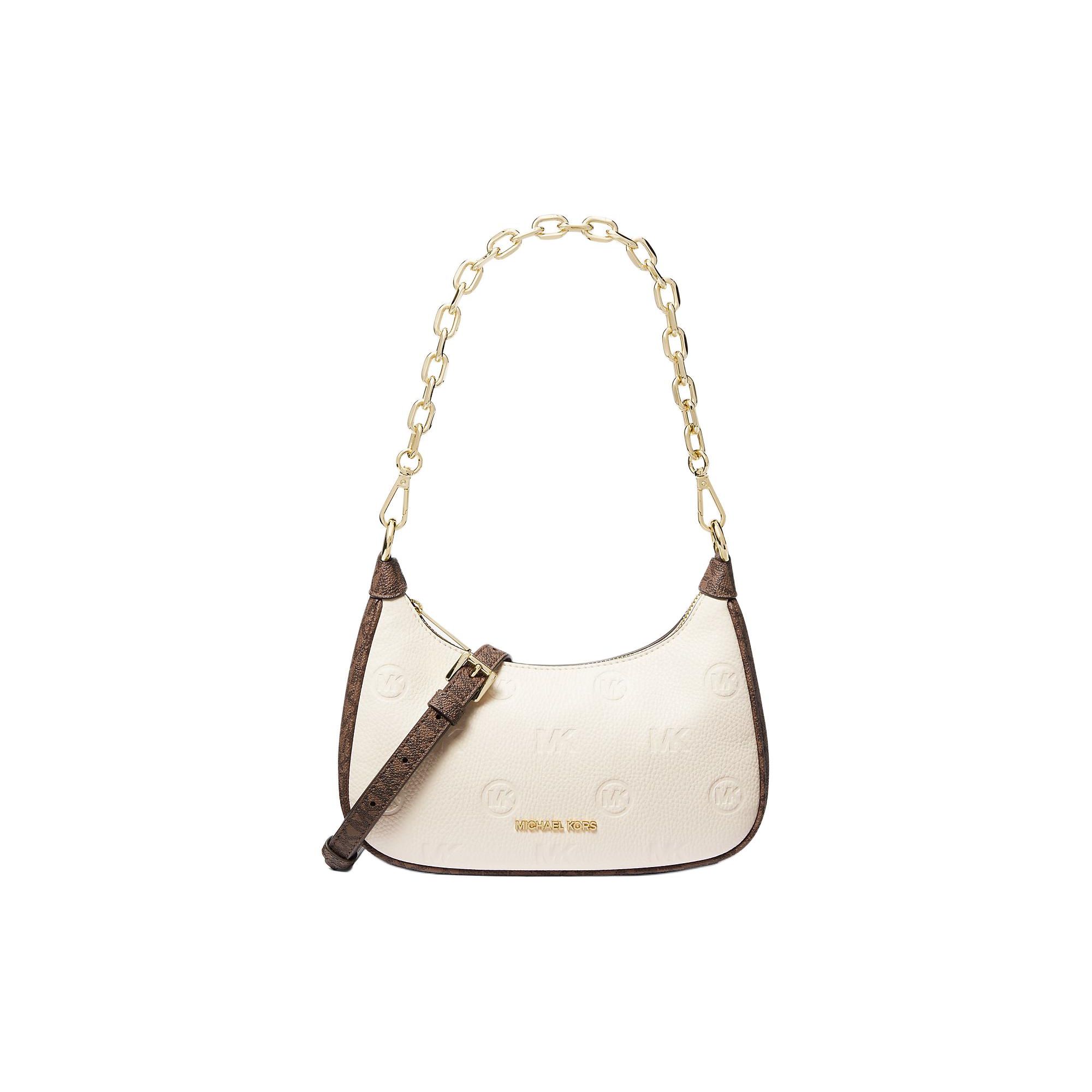 

Michael Kors MK Cora Logo Print Zipper Closure Tote Crossbody Shoulder Bag Women bags White 35R4G4CU6L-LTCRMMULTI Basic Set (Bag+Dust Bag)