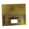 AEE4-Gold Ticket Scratch Card Gravure Printing Greeting Card Luxury Gift Birthday Blessing DIY Scratch Gift