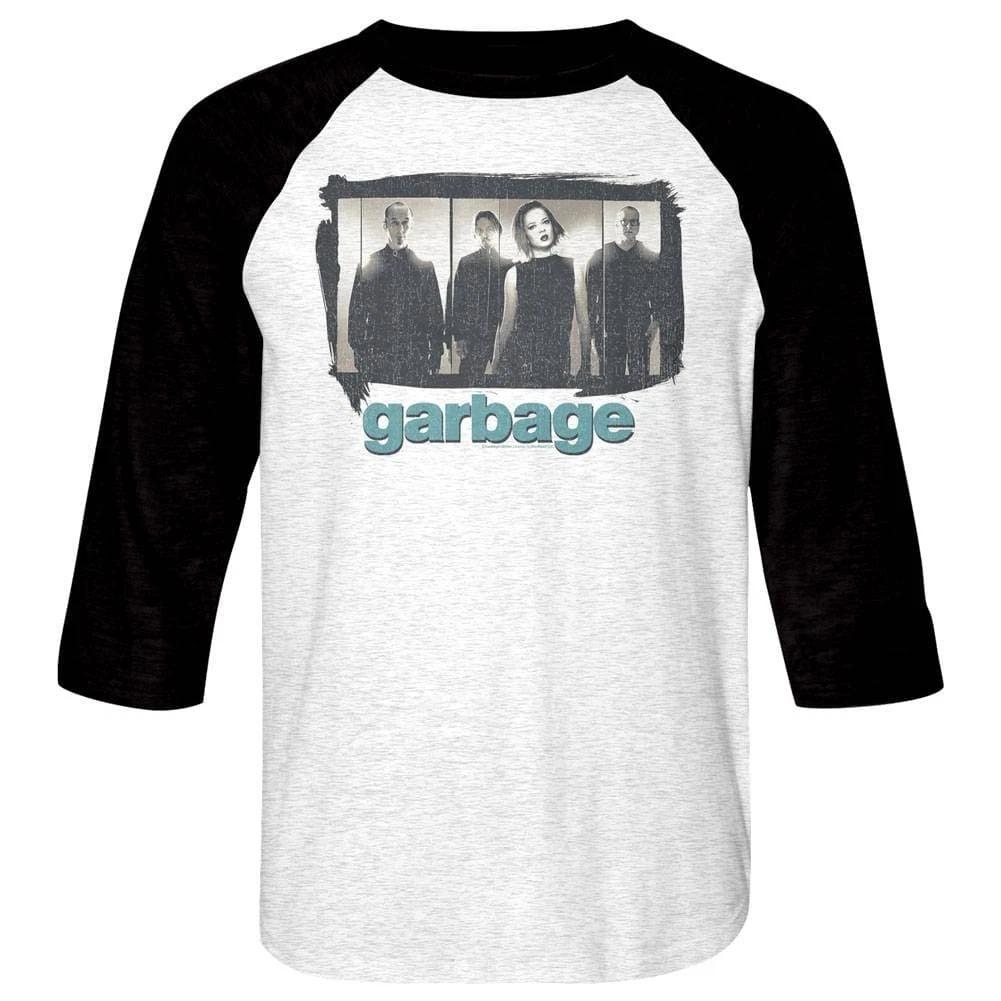 Garbage North American Tour 1996 Men s Raglan Shirt Rock Band Self-Titled Album L