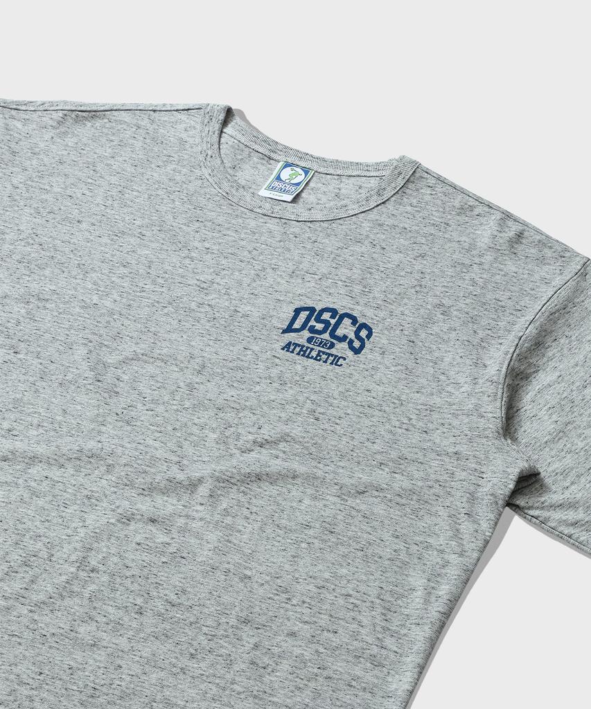 DISCUS ATHLETIC Heavyweight Dcsc Small Logo T-Shirt Heather Grey