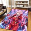 Darling in the Franxx Carpet - Living Room Bedroom, Cool Home Decor Movie Mat Play Floor Mat -HE21