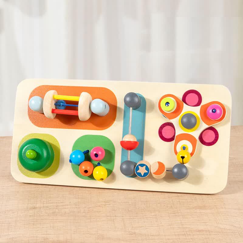 

Infant Fine Motor Skills Busy Board