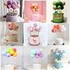10pcs 5Inch Balloon Cake Topper Metal Confetti Balls Cloud Shape for Birthday Baby Shower Wedding Party Decoration DIY Supplies