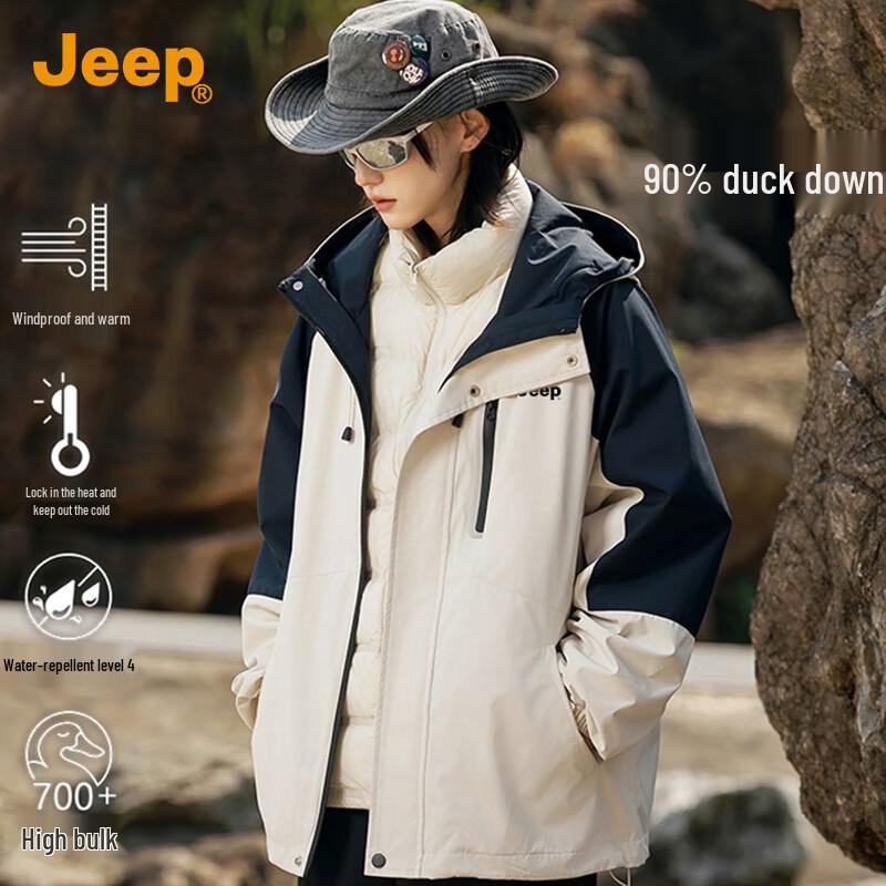 JEEP Unisex 3-in-1 Outdoor Winter Jacket