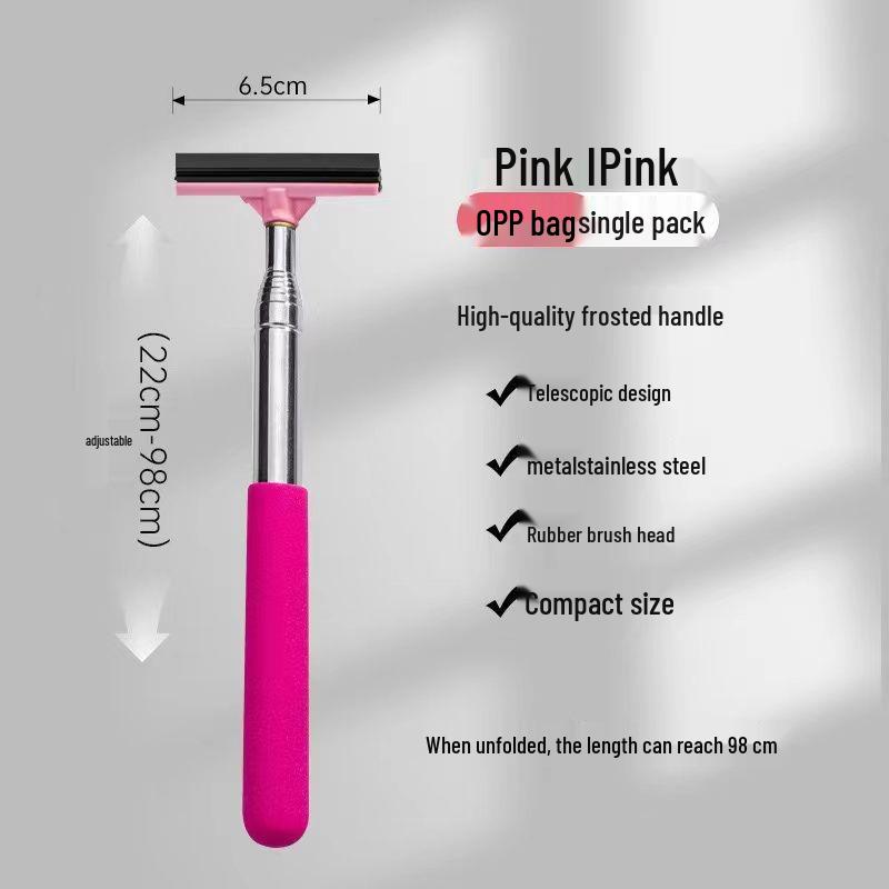 Telescopic Car Rearview Mirror Rainproof Scraper and Defogger Wiper