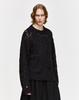 Songjio Songzio Homme Devastate Crew Neck Knit Black Sh5Kt510Bk