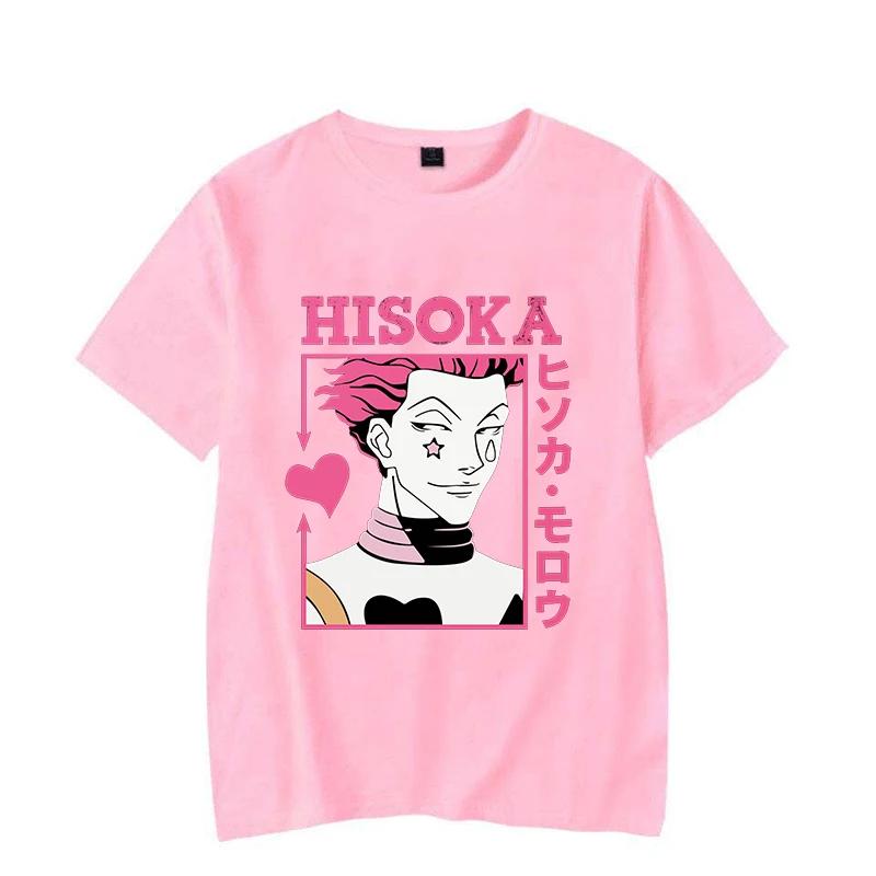 New Hot Anime Hisoka Printed Shirt Women's Men's Casual Personality T-shirt Y2k Summer T-shirt Tops
