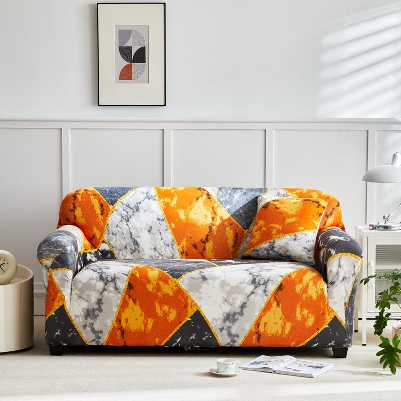 Anti Slip and Dust Proof Fabric Sofa Cover Cloth Ins Wind Elastic Sofa Cover Sofa Towel All Inclusive for All Seasons