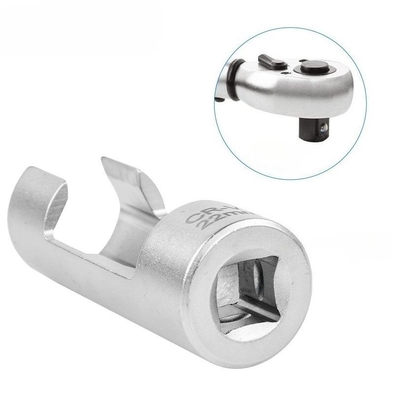 9pcs 10-22mm Oil Pipe Car Wrench Removal Tool Kit Oil Pressure Sending Unit Removal Kit Oxygen Sensor Wrench Removal Tool