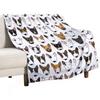 A Metre Of Bullies Throw Blanket Beach Bed Cute Halloween Blankets