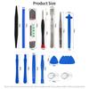 20-in-1 Multifunctional Machine Dismantling Tools Repair Tools Kit for Laptop Mobile Phone Fan Keyboard Game Console Glasses