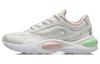 V8 Cushioning Low Top Running Shoes Women's Pearl White ARHR056-5
