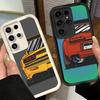 JDM Sports Cars Minimalist Design Soft Phone Case for Samsung Galaxy S26 Ultra S25 Edge S24 S23 S22 Plus S21 S20 FE 5G Shell Sil