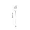 Abay Stainless Steel Middle Line Dinner Fork Set
