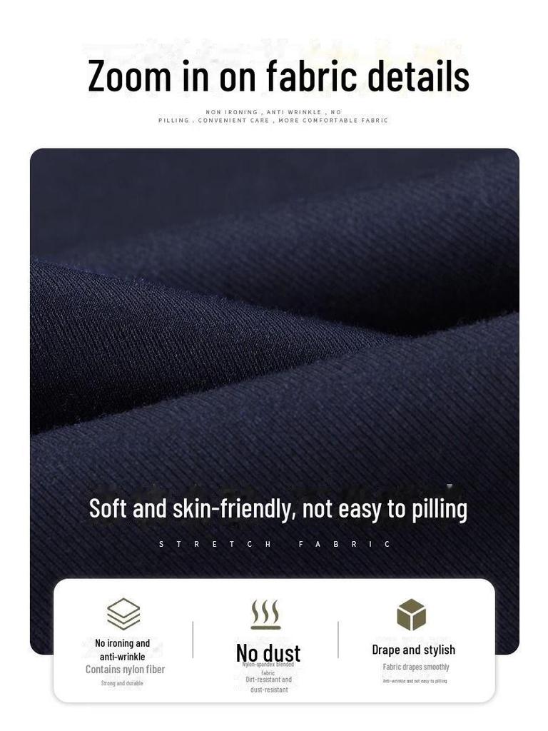 Senchi Premium Męskie Elastyczne Spodnie Biznesowe Niegniecące się - Kolekcja Jesień/Zima 2023