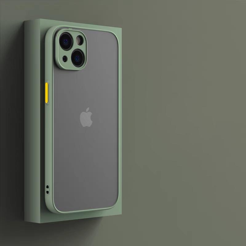 Luxury Matte Shockproof Phone Case For iPhone 11 12 13 14 15 Pro Max Plus Mini XR X XS IPhone 7/8/SE 3/2 (2022/2020 Edition) Full Lens Coverage Cases