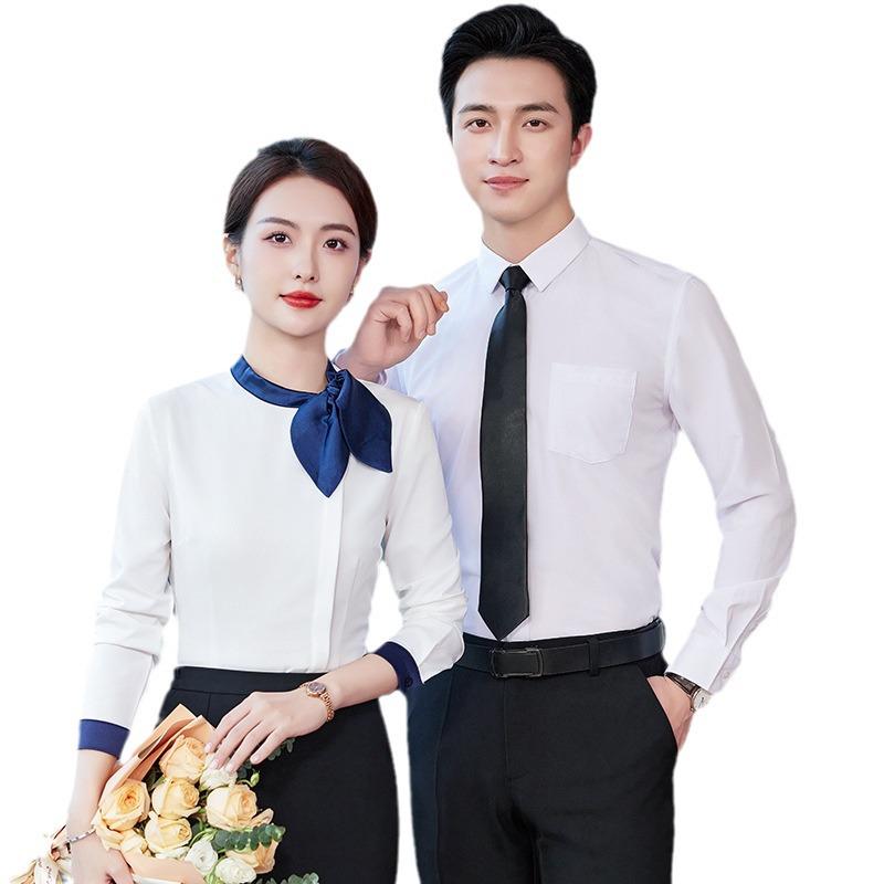 Damski profesjonalny zestaw odzieży roboczej: Stewardesa, Recepcja Hotelowa, Mundurek Kosmetyczki