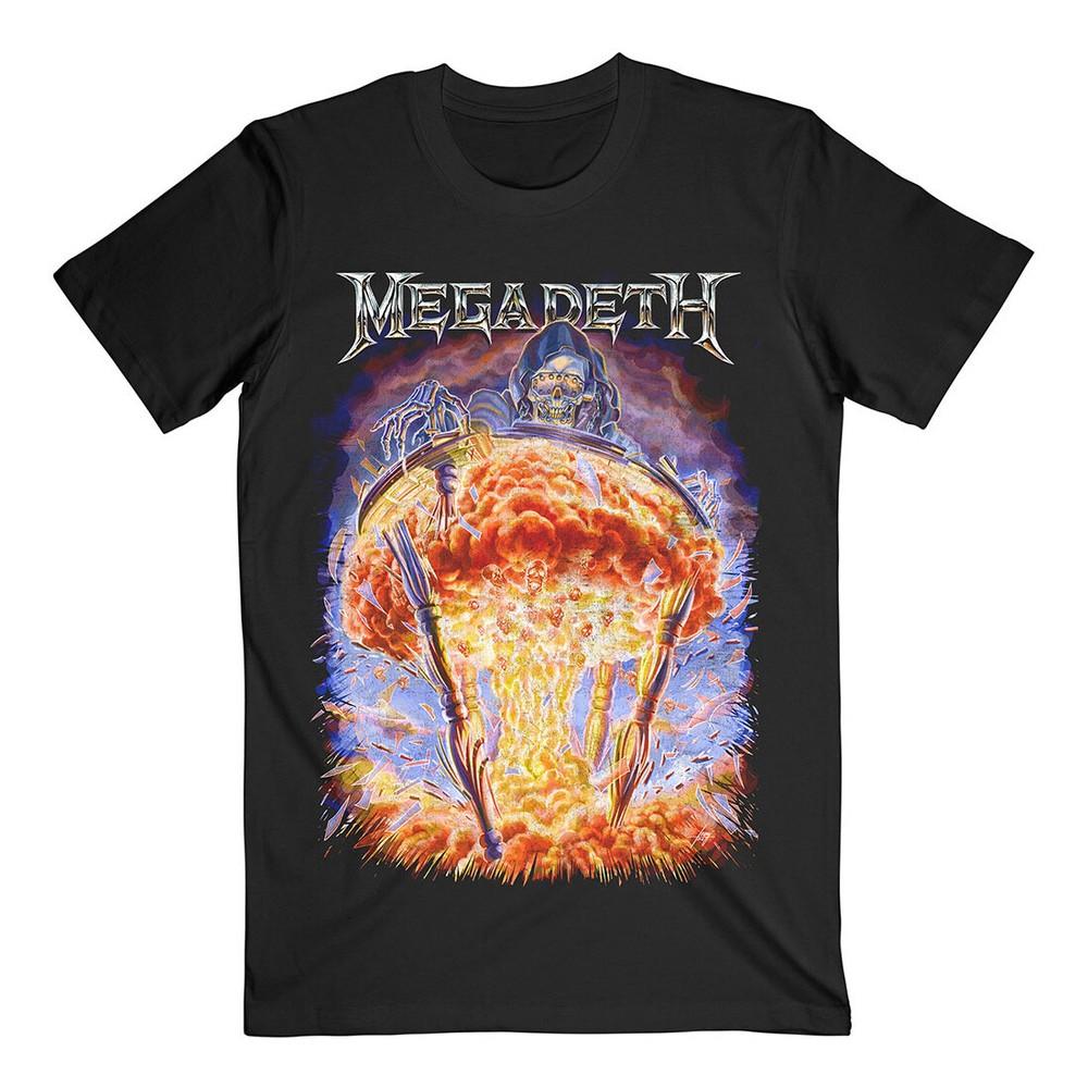 

Megadeth T-Shirt Countdown To Extinction Band Official New Black L