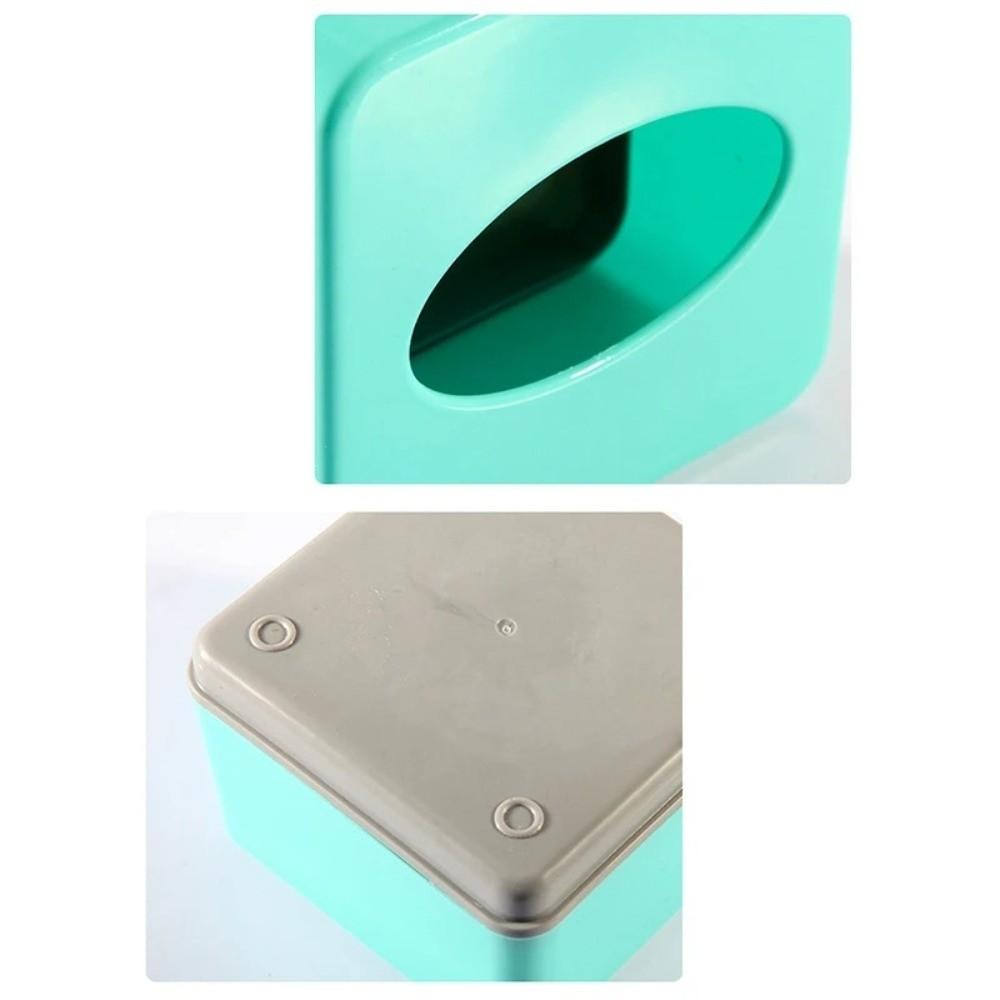 Square Napkin Holder Solid Color Tissue Case New Tissue Box  Home Use