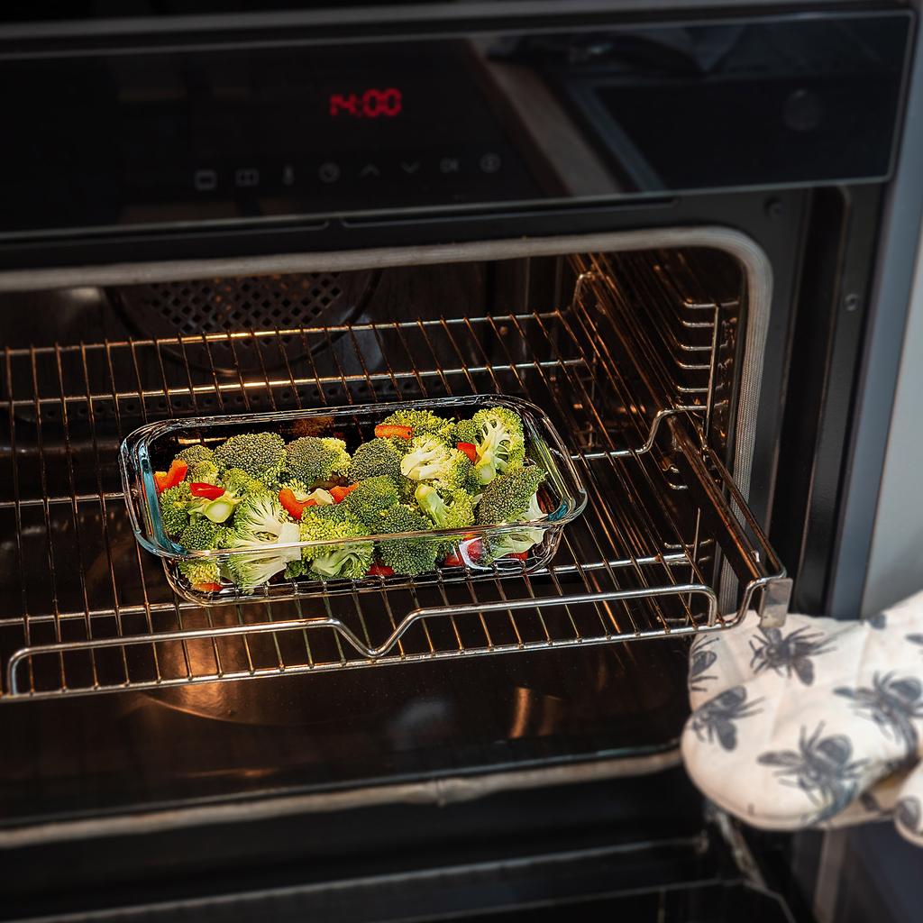 KADAX Naczynie Żaroodporne Prostokątne Szklane małe Do Zapiekania