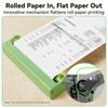 10 Rolls A4 Thermal Paper Quick drying Printing Paper Oil Proof Anti friction Support Flat Function 210x30mm 25 Sheets