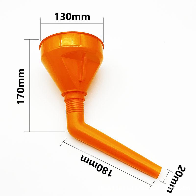 Large Hands-Free Fuel Funnel with Filter Screen for Gasoline and Engine Oil