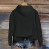 Women's Fashion Daily Versatile Casual Sweatshirts Long Sleeve Hooded Top Sweatshirts