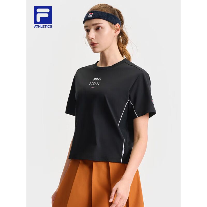 FILA Women s Knitted Short Sleeve T-Shirt M