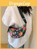 Stylish 2024 Floral Crossbody Bag For Women Ethnic Chic Large Shoulder Bag