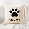 Luxury Fashion K-Kelme Cushion Cover Linen Organic Fabric Double-Sided Printing Breathable Pillow Case Sofa Home Decor Gift
