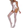 Fishnet Bodysuit Women Plus Size Lingerie Sexy Crotchless Tights BodyStockings Erotic Mesh Teddies Underwear Xxxxl Body Stocking