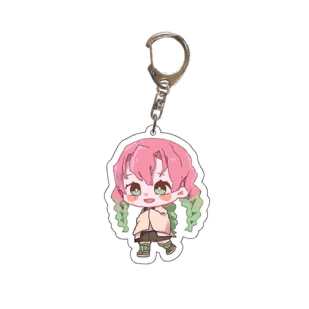 Demon Slayer Kimetsu No Yaiba Acrylic Key Ring Backpack Pendant Anime Cosplay Accessory Gift for Fans Collection