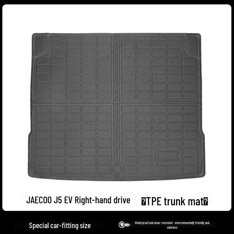 Right-hand Drive XPE Floor & 3D TPE Trunk Mats Waterproof for Chery Jaecoo J5 EV