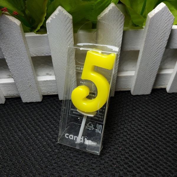 Paraffin Wax Art Candle Birthday Number Shaped Candles