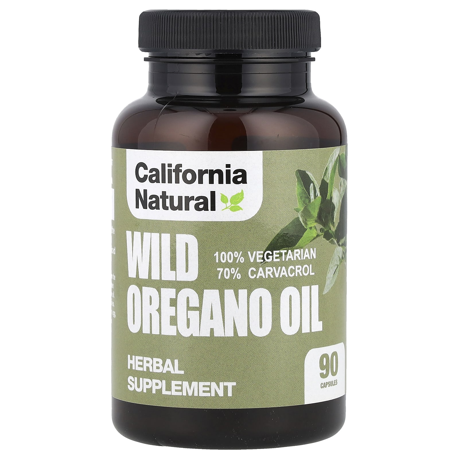 

Wild Oregano Oil, Veggie Capsules 90
